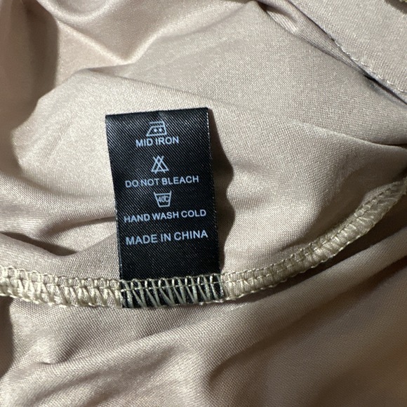 Pretty Angel Sz XL Sleeveless Top Taupe Lace Linen Boho Regency Victorian Lace - Picture 16 of 16